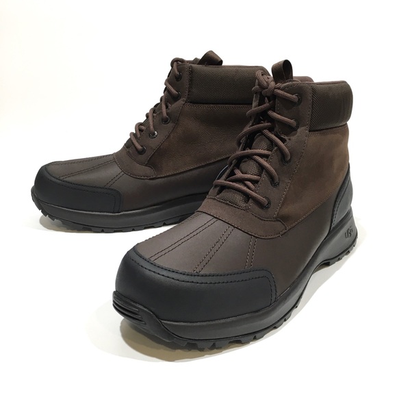UGG Emmett Duck Boots -Waterproof Snow Boots -Stout Leather -US 14 -NEW - Picture 4 of 8